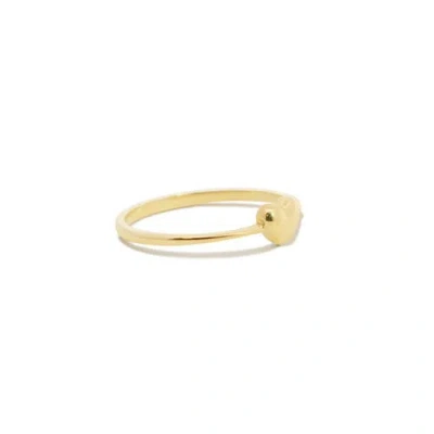 The Lovery Fine Jewelry Gold Puffy Heart Ring In Gold