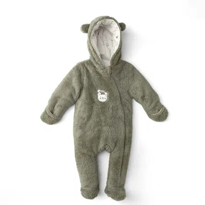 Andy Wawa Forest Snuggle Bear Bodysuit In Green