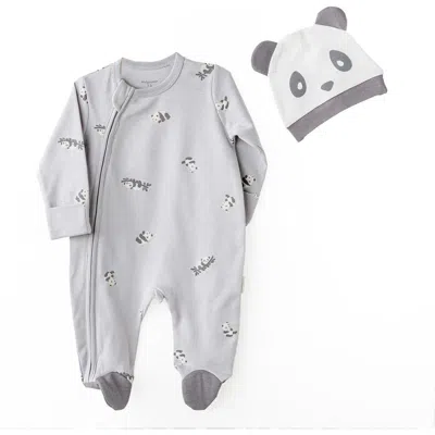 Andy Wawa Cozy Panda Playtime Set In Gray
