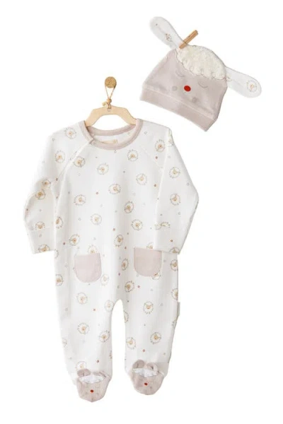 Andy Wawa Little Lamb Lounge Set In Neutral