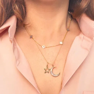 The Lovery Fine Jewelry Gold Loopy Star Charm In Gold