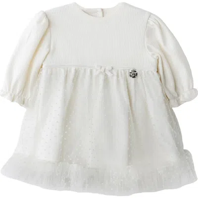 Andy Wawa Snowflake Sparkle Dress In White