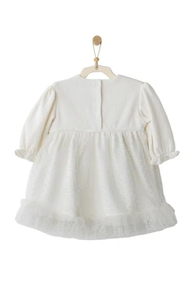 Andy Wawa Snowflake Sparkle Dress In White