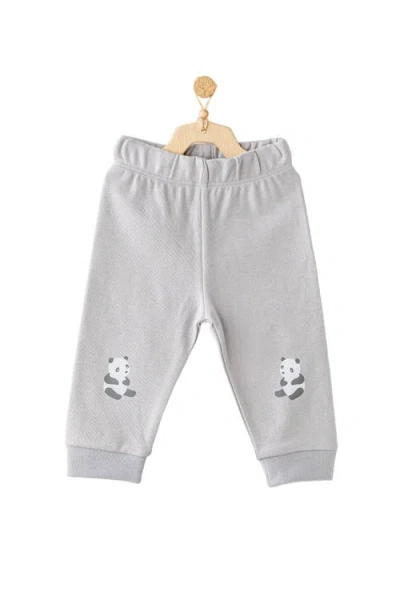 Andy Wawa Keep Smiling Panda Outfit Duo In Gray