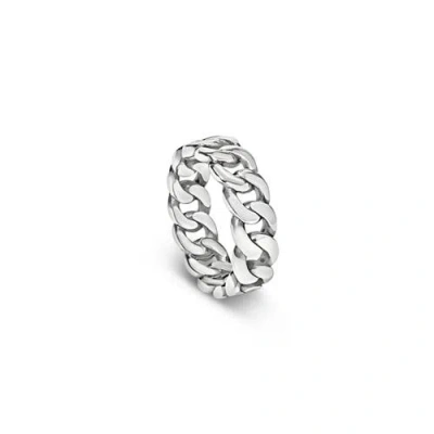 Loupn Cuban Chain Ring In Silver