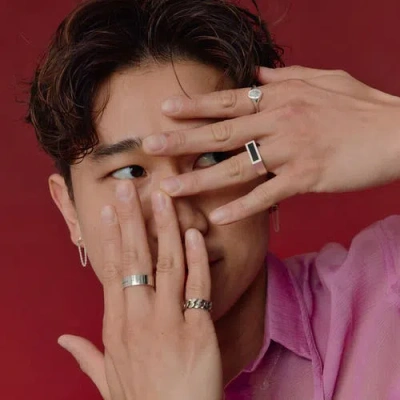 Loupn Lotus Signet Ring In Silver