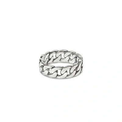 Loupn Cuban Chain Ring In Silver