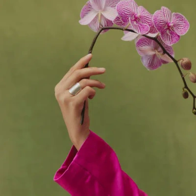 Loupn Armor Ring In Silver