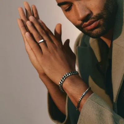 Loupn Box Chain Bracelet In Silver
