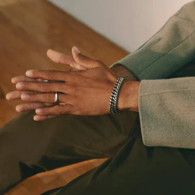 Loupn Box Chain Bracelet In Silver