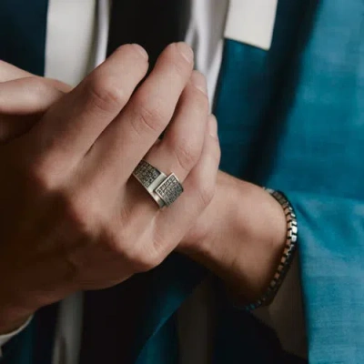 Loupn For The People Ring In Metallic