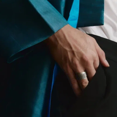 Loupn For The People Ring In Metallic