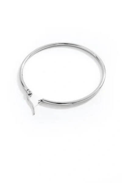 Mint & Lily Lynette Large Hoop Earrings In Metallic