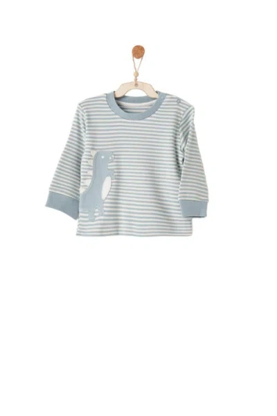 Andy Wawa Stripe Pj Set In Blue
