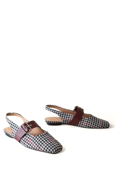 Huma Blanco Farrah Slingback Flat In Multi