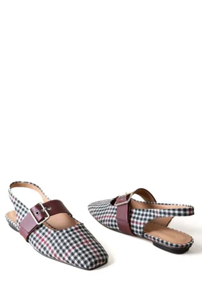 Huma Blanco Farrah Slingback Flat In Multi