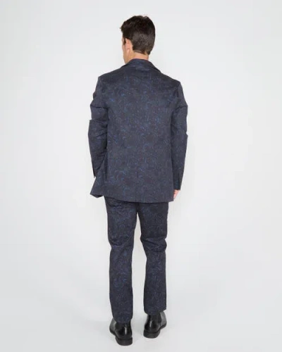 Lords Of Harlech Hadrian Blazer In Blue