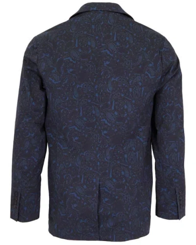 Lords Of Harlech Hadrian Blazer In Blue