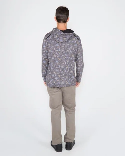 Lords Of Harlech Horatio Hoodie In Gray