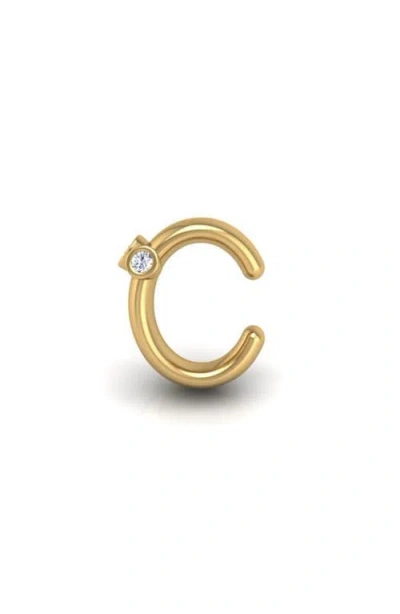 Seed2stone 180 Mid Ear Cuff In Gold