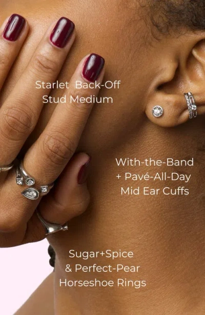 Seed2stone With-the-band Ear Cuff In Silver