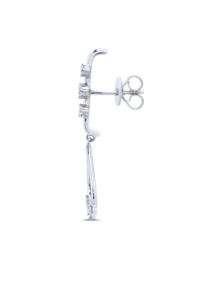 Seed2stone Mic Drop Earrings In Silver