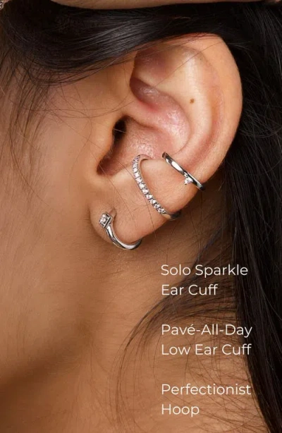 Seed2stone Perfectionist Hoop In Silver