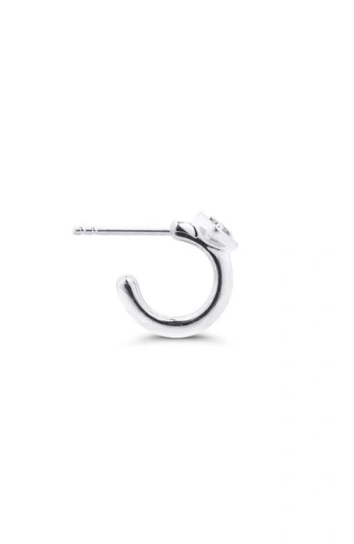 Seed2stone Perfectionist Hoop In Silver