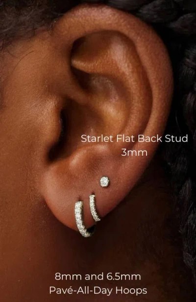 Seed2stone Pavé-all-day Single Hoop In Gold