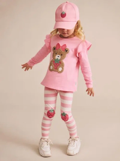 Huxbaby Juicy Strawberry Cap In Pink