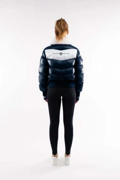 Malibu Ski Club Apres Slick Bomber In Blue