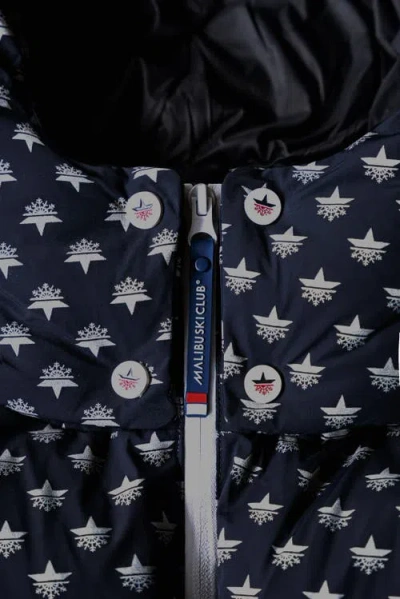 Malibu Ski Club Ditsy Jacket In White