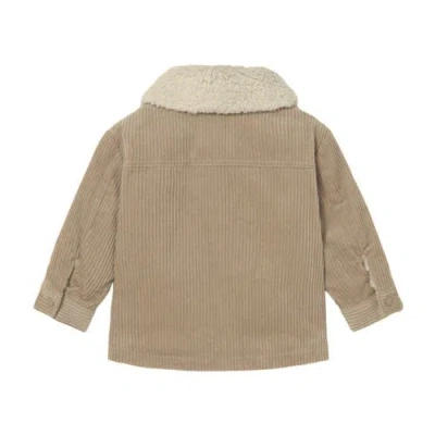 Mayoral Corduroy Coat In Brown