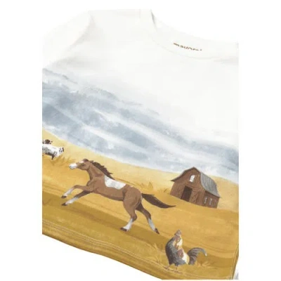Mayoral Landscape T-shirt In White
