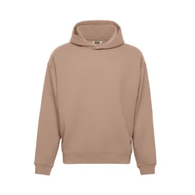 Ocio Organic Cotton Teddy Oversized Hoodie In Brown