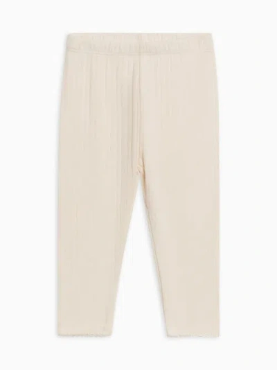 Kendi Gina Pointelle Leggings In White