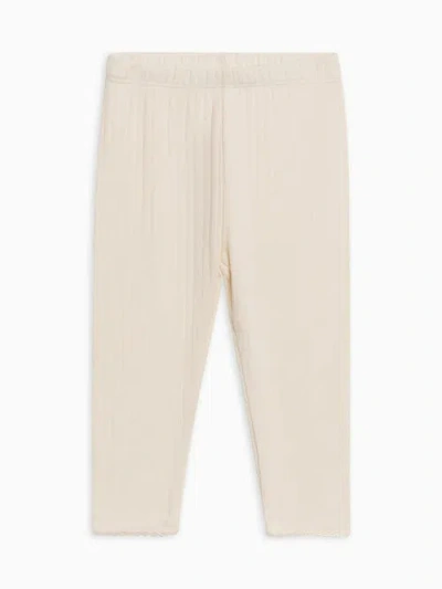 Kendi Gina Pointelle Leggings In White