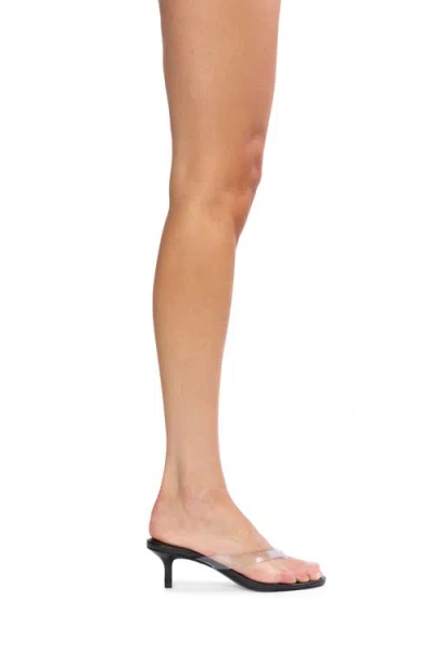 Black Suede Studio Kg Leather Sandals In Black