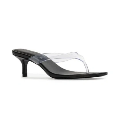 Black Suede Studio Kg Leather Sandals In Black