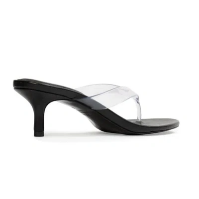 Black Suede Studio Kg Leather Sandals In Black