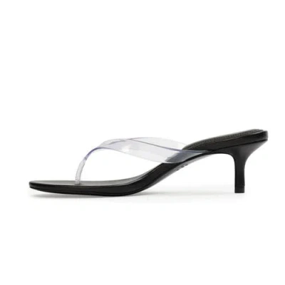Black Suede Studio Kg Leather Sandals In Black