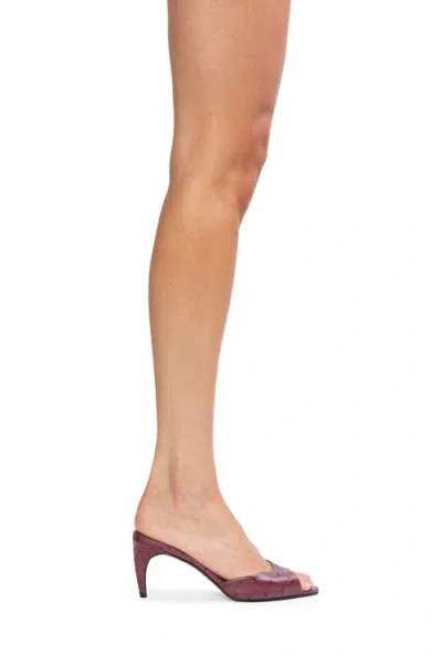 Black Suede Studio Jazz 70 Sandal In Red