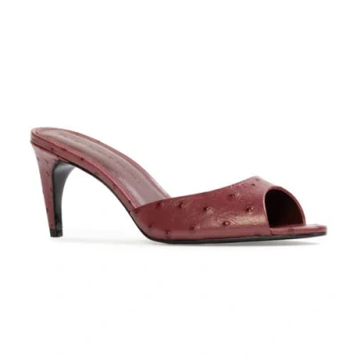 Black Suede Studio Jazz 70 Sandal In Red