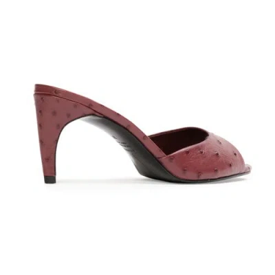 Black Suede Studio Jazz 70 Sandal In Red