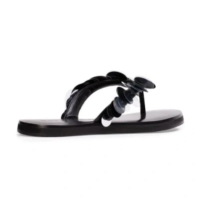 Black Suede Studio Glw Flop In Black