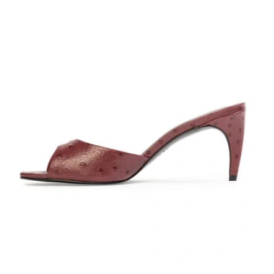 Black Suede Studio Jazz 70 Sandal In Red