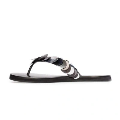 Black Suede Studio Glw Flop In Black