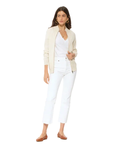 Monticelli Cashmere Pure Cashmere Zip Cardigan In Gray