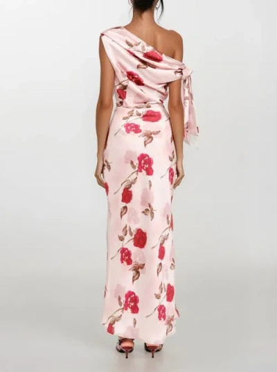 Sisterly Rosella One-shoulder Gown In Pink