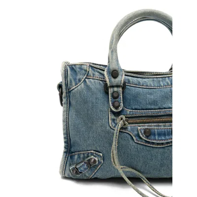 Balenciaga Blue Tote Bags Women In Blue